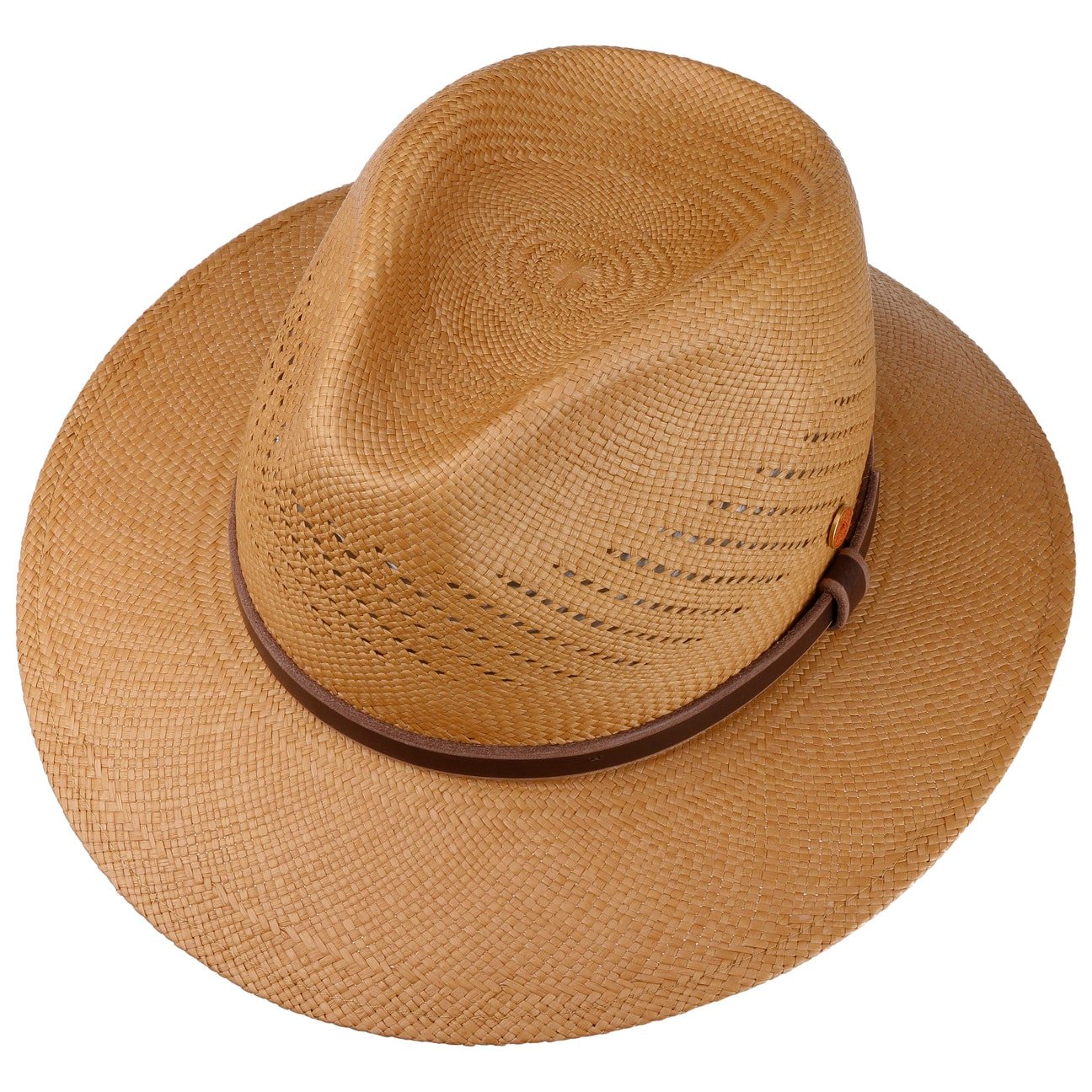 Piero Panama hatt camel 9