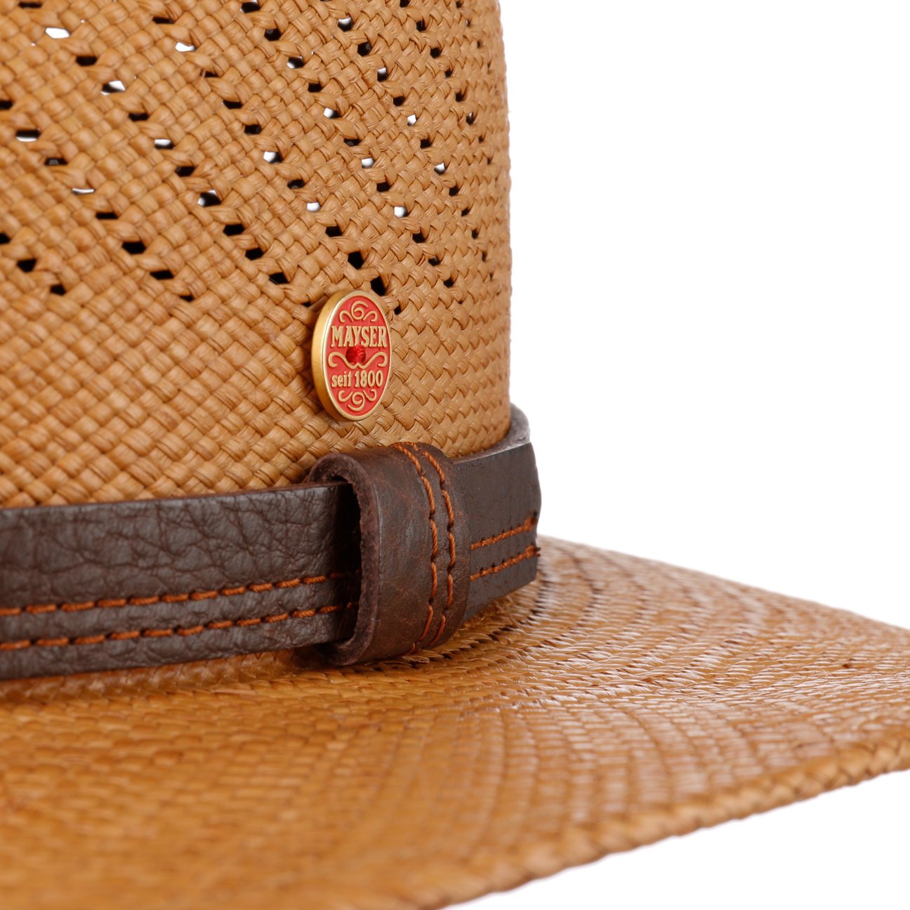Piero Panama hatt braun 6