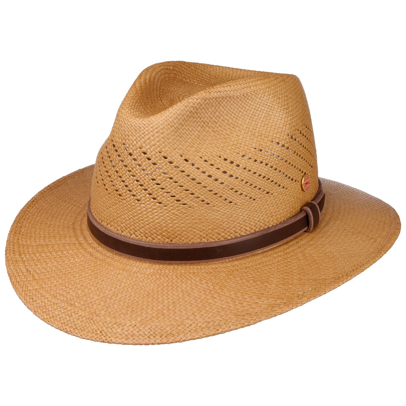 Piero Panama hatt camel 8