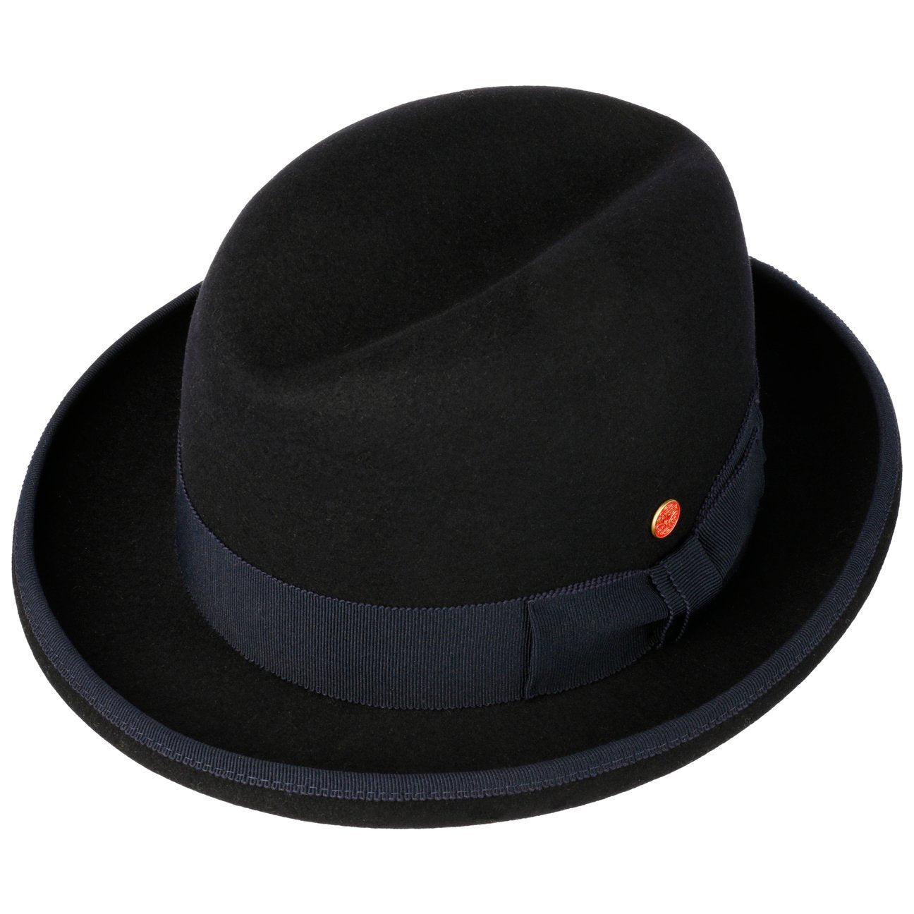 Homburg Felt Hat dunkelblau 7
