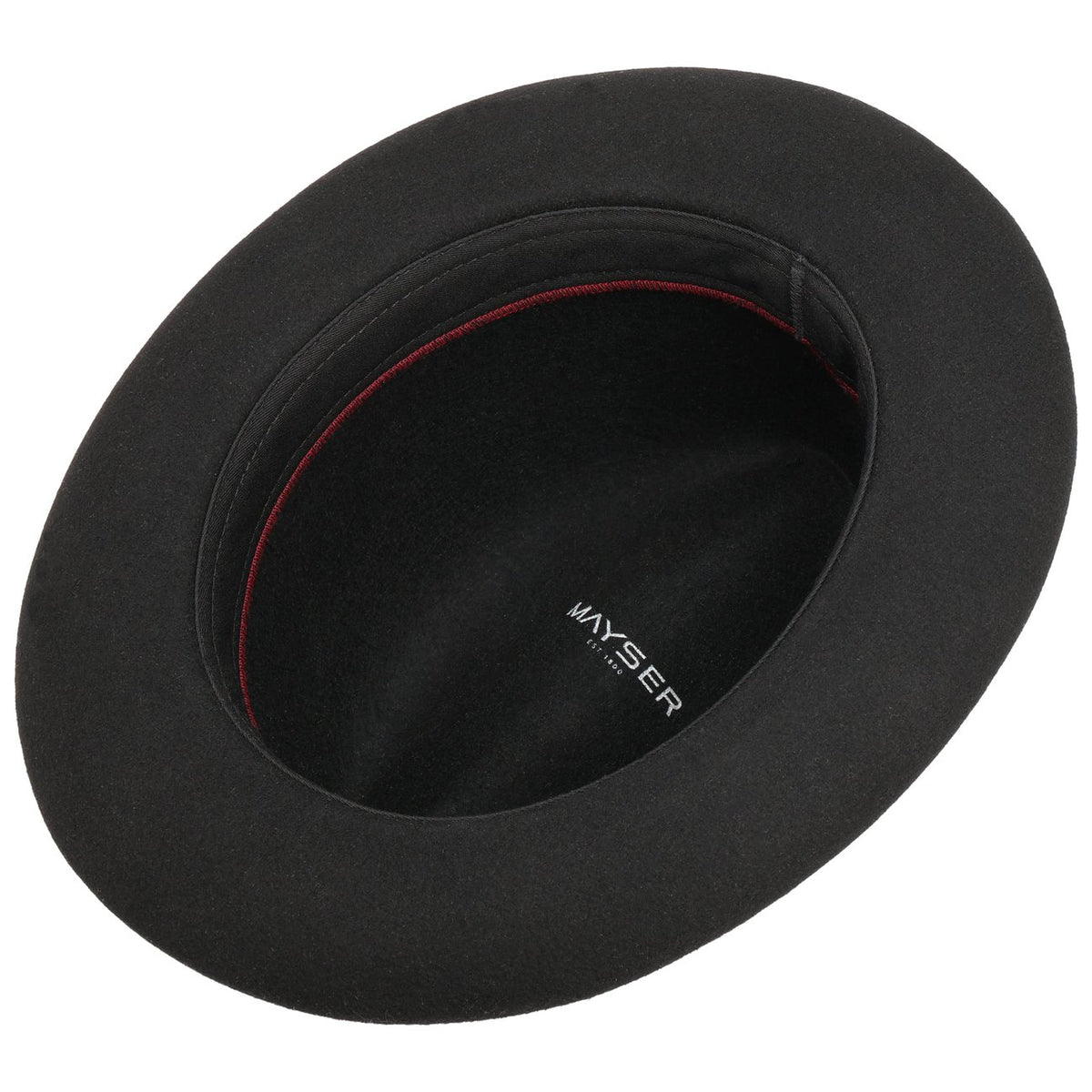 Homburg filthatt schwarz 13