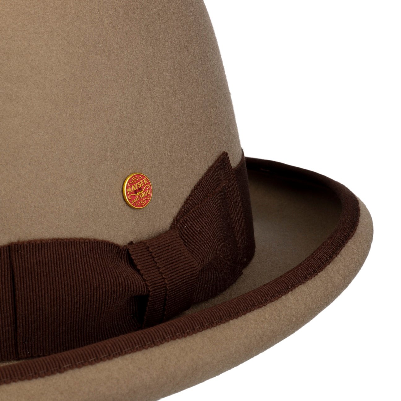 Homburg Felt Hat beige 5