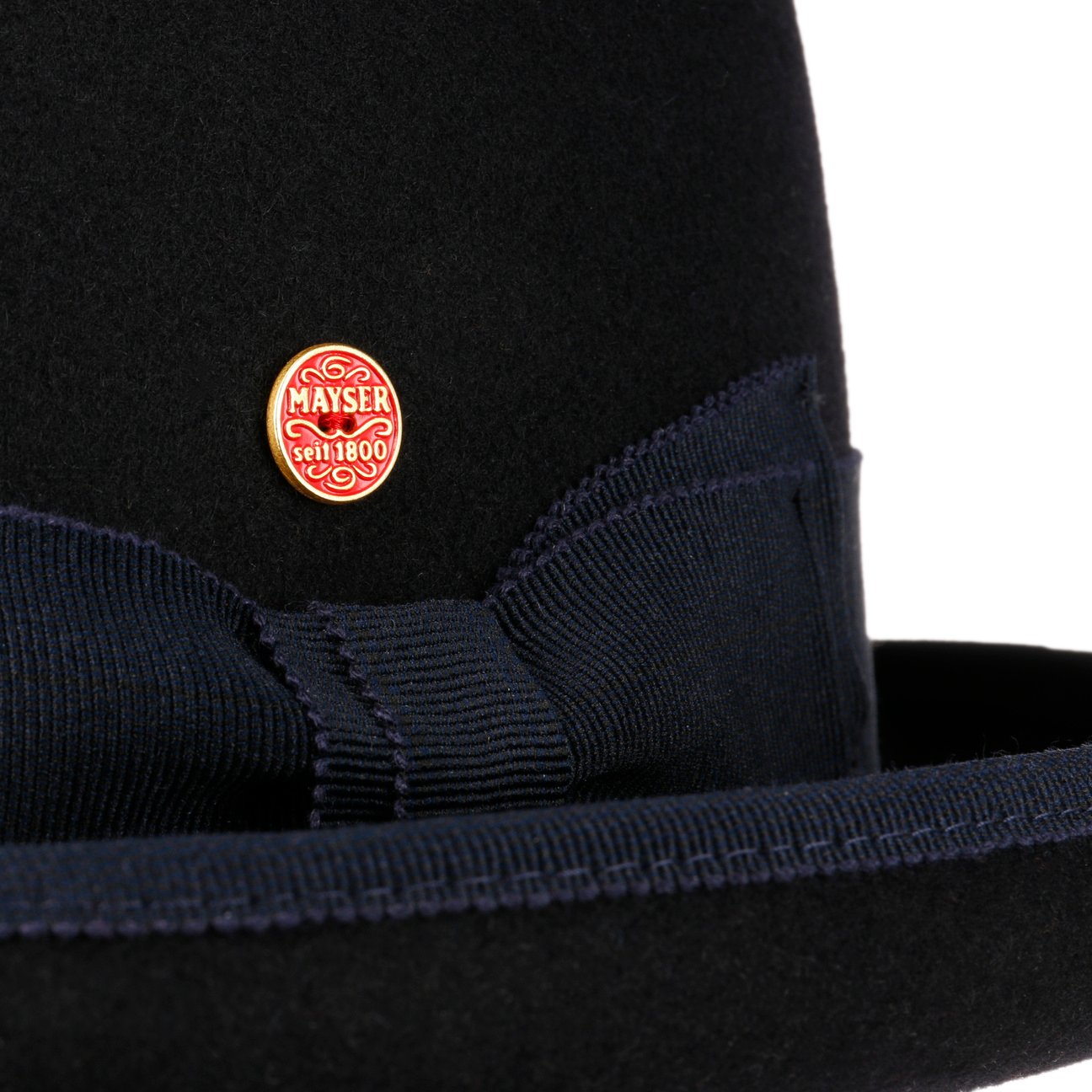 Homburg Felt Hat dunkelblau 9