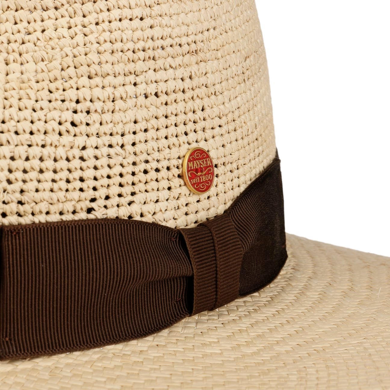Ricardo Crochet Panamahut natur-braun 10