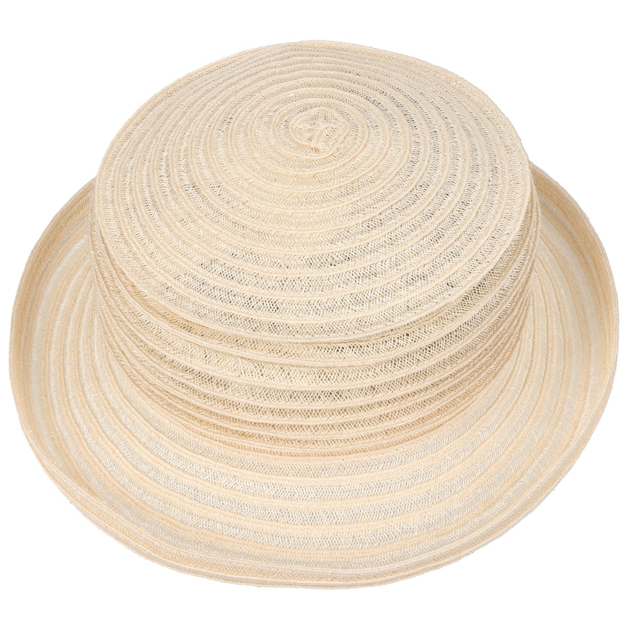 Belma veckad mössa cremeweiß 18