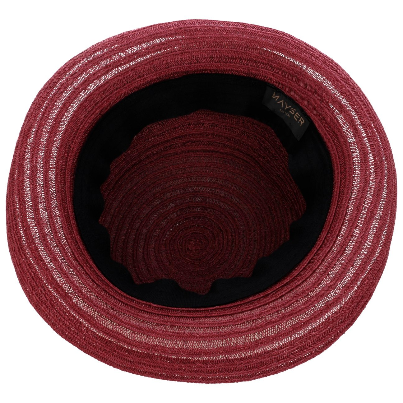 Belma veckad mössa bordeaux 15