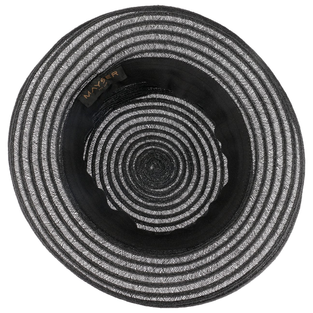 Belma veckad mössa schwarz 70