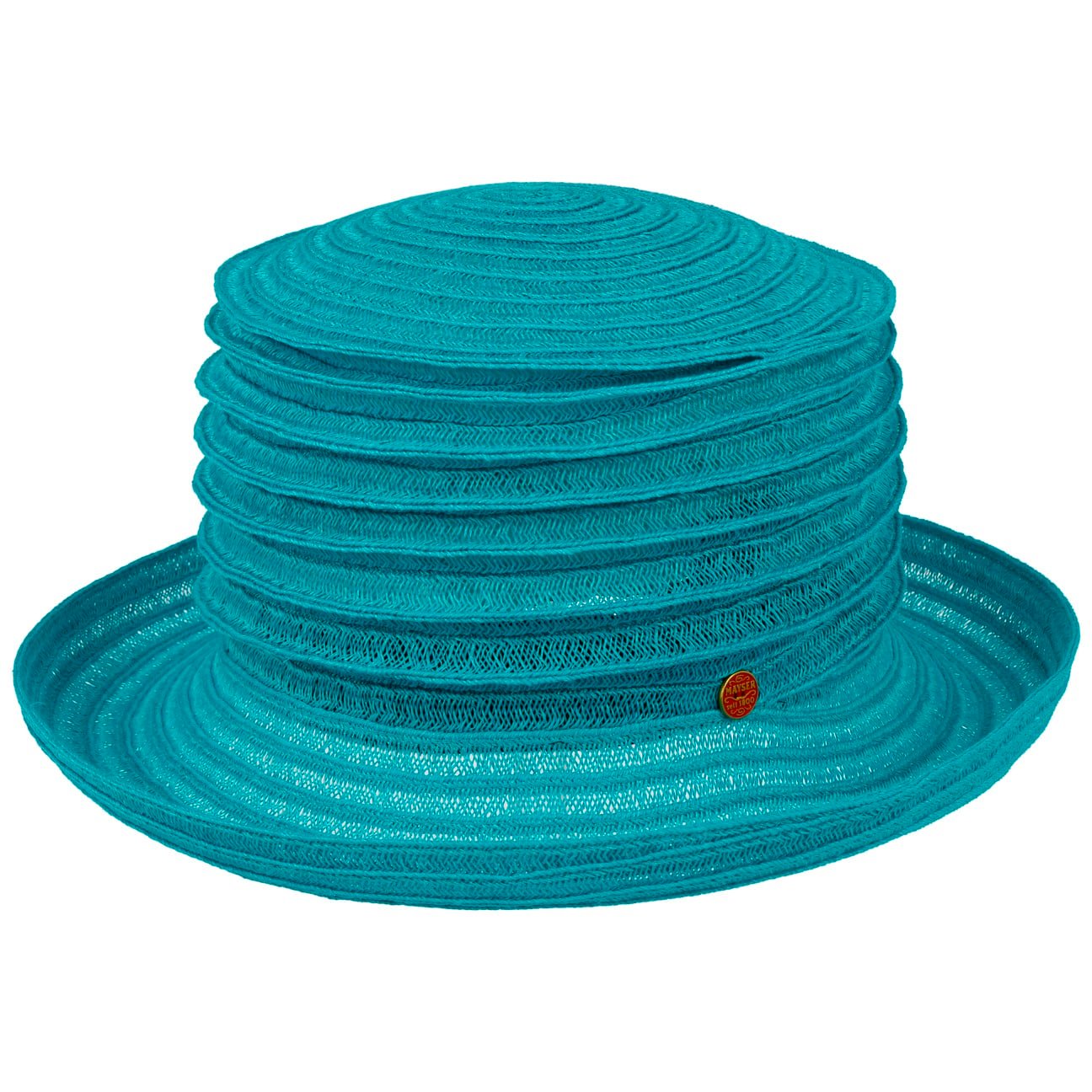 Belma veckad mössa türkis 80