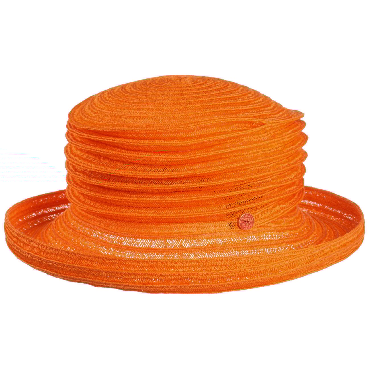 Belma veckad mössa orange 50