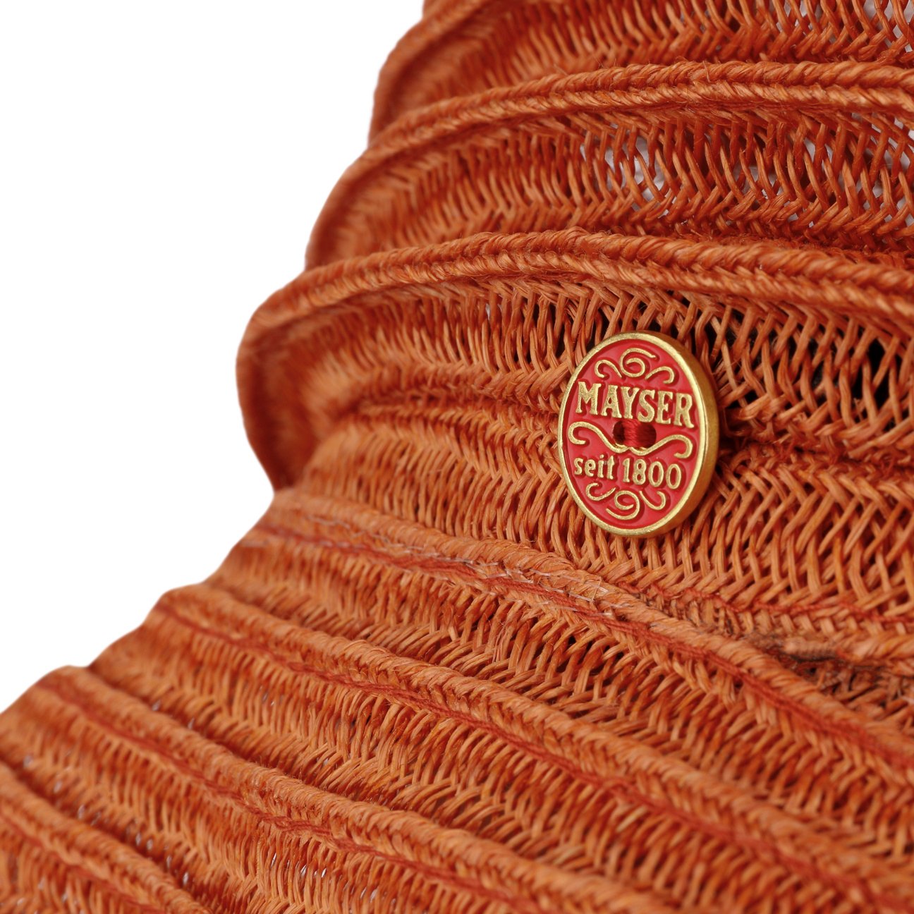 Belma veckad mössa rost 60