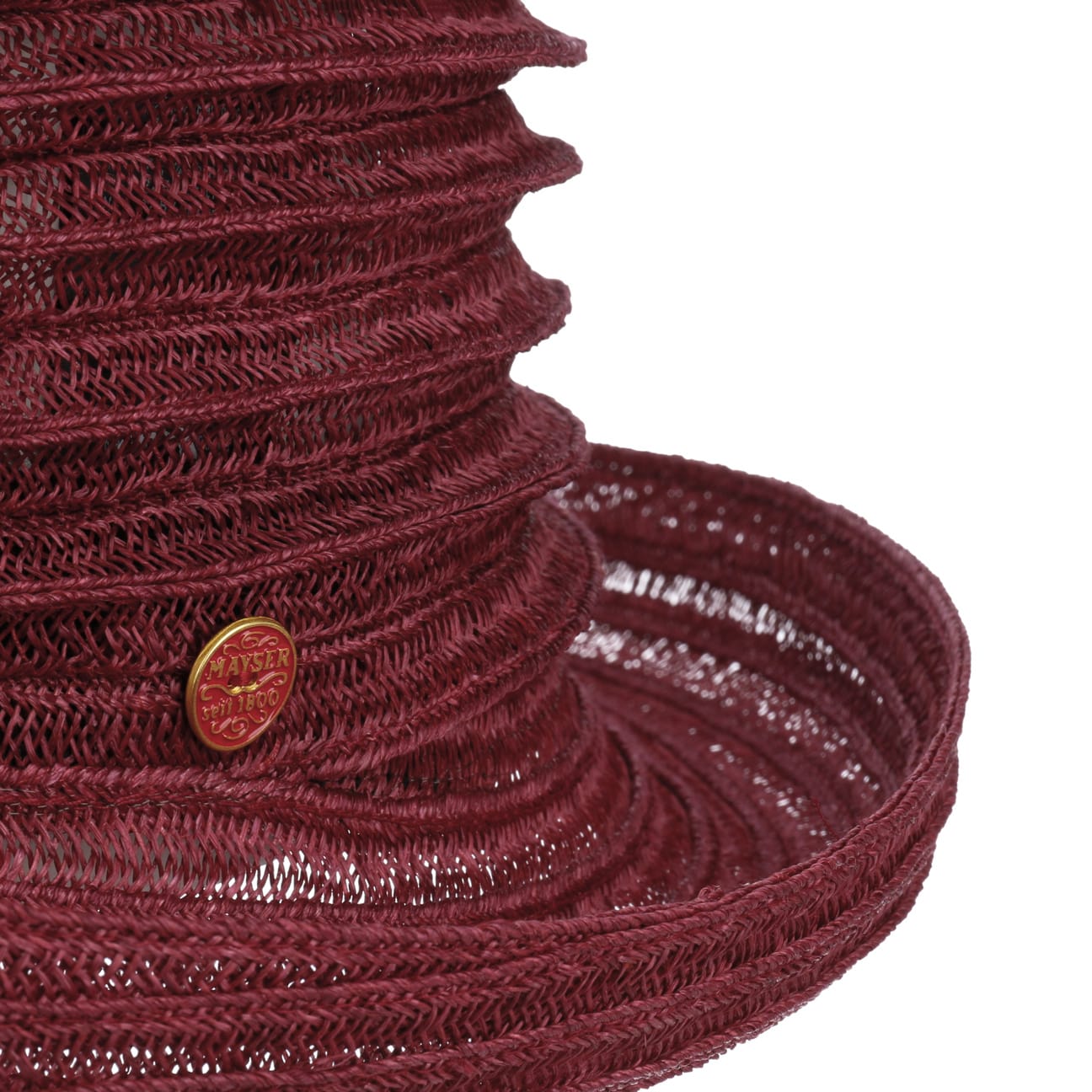 Belma veckad mössa bordeaux 16