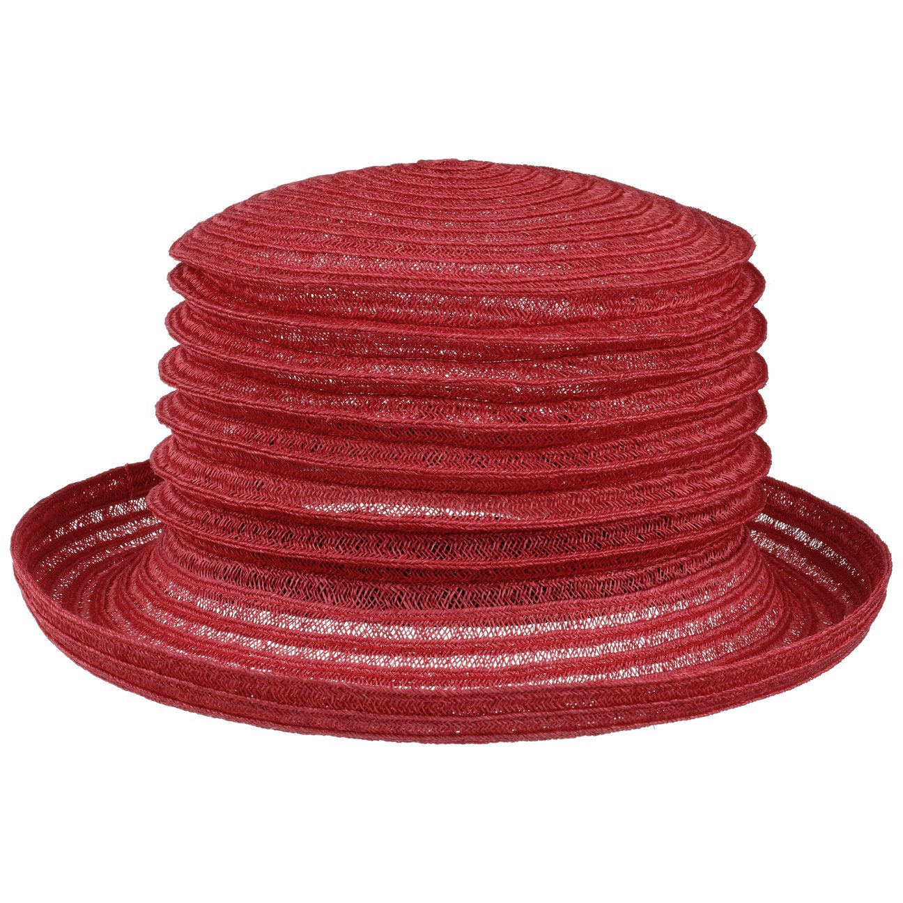 Belma veckad mössa himbeerrot 34