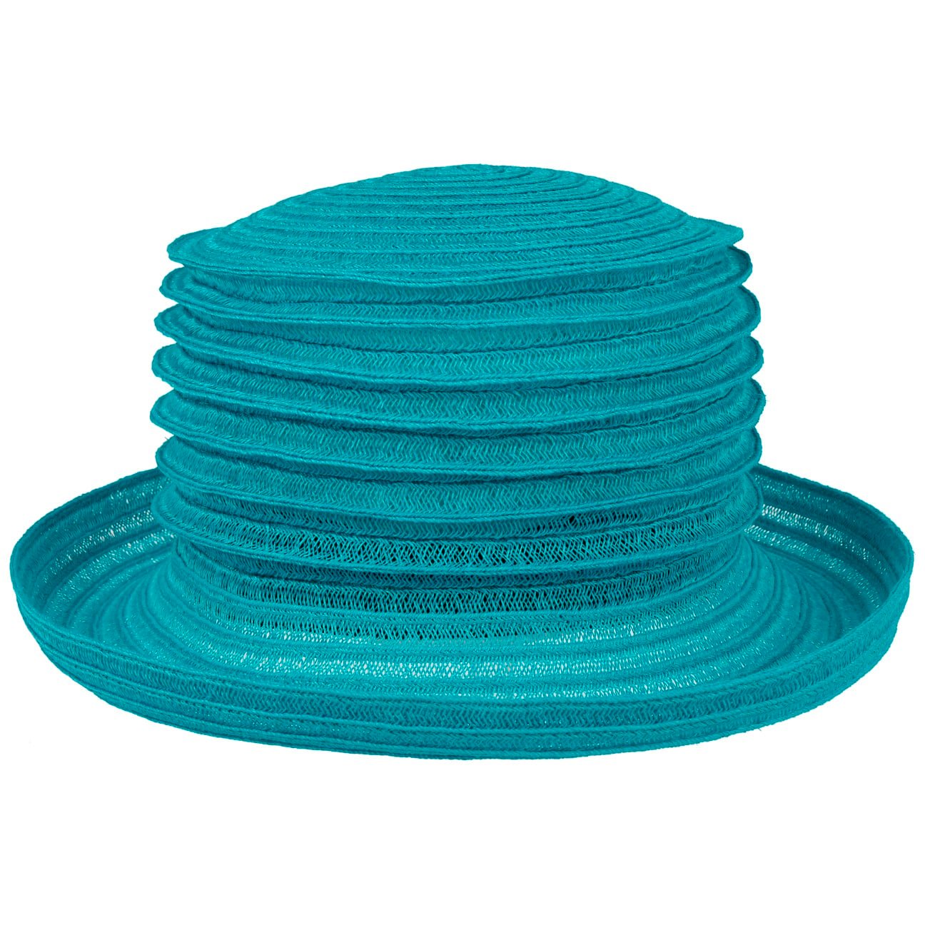 Belma veckad mössa türkis 78