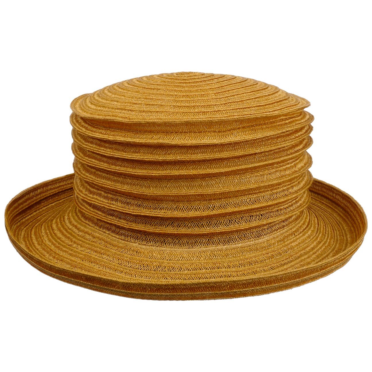 Belma veckad mössa senf 74