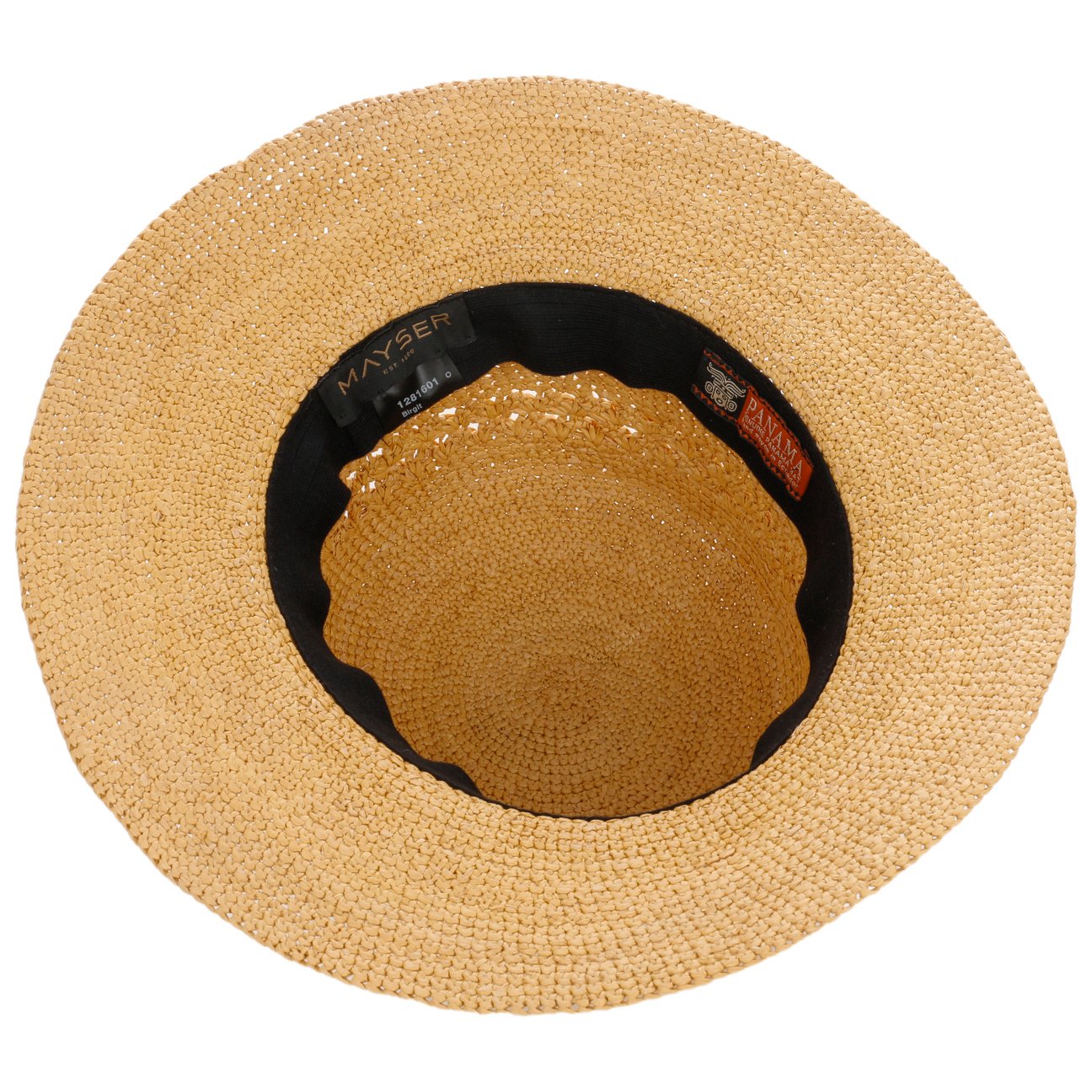 Chapeau cloche Panama au crochet Moriah hellbraun 4
