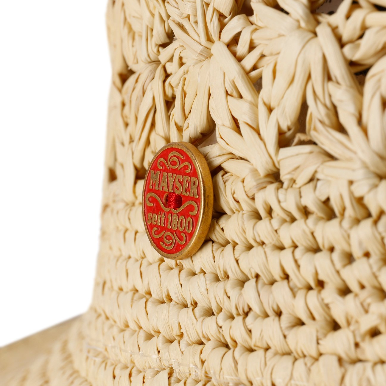 Chapeau cloche Panama au crochet Moriah natur 10