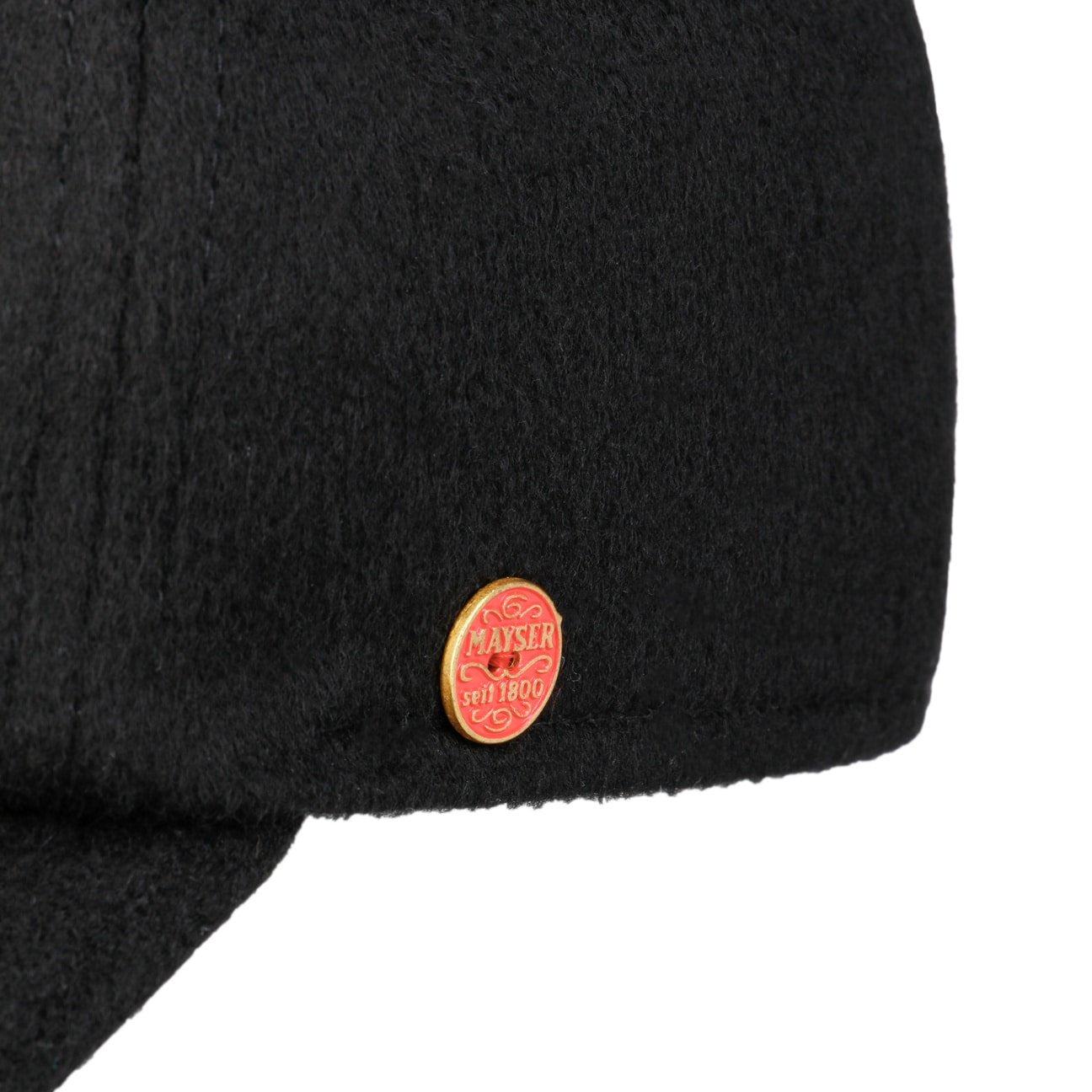 Lars Earflaps Cashmere Cap schwarz 17