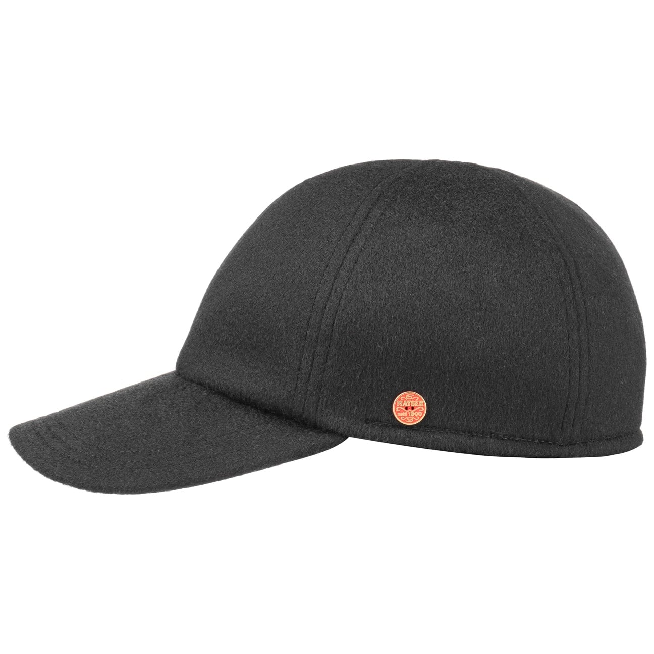 Lars Earflaps Cashmere Cap schwarz 19