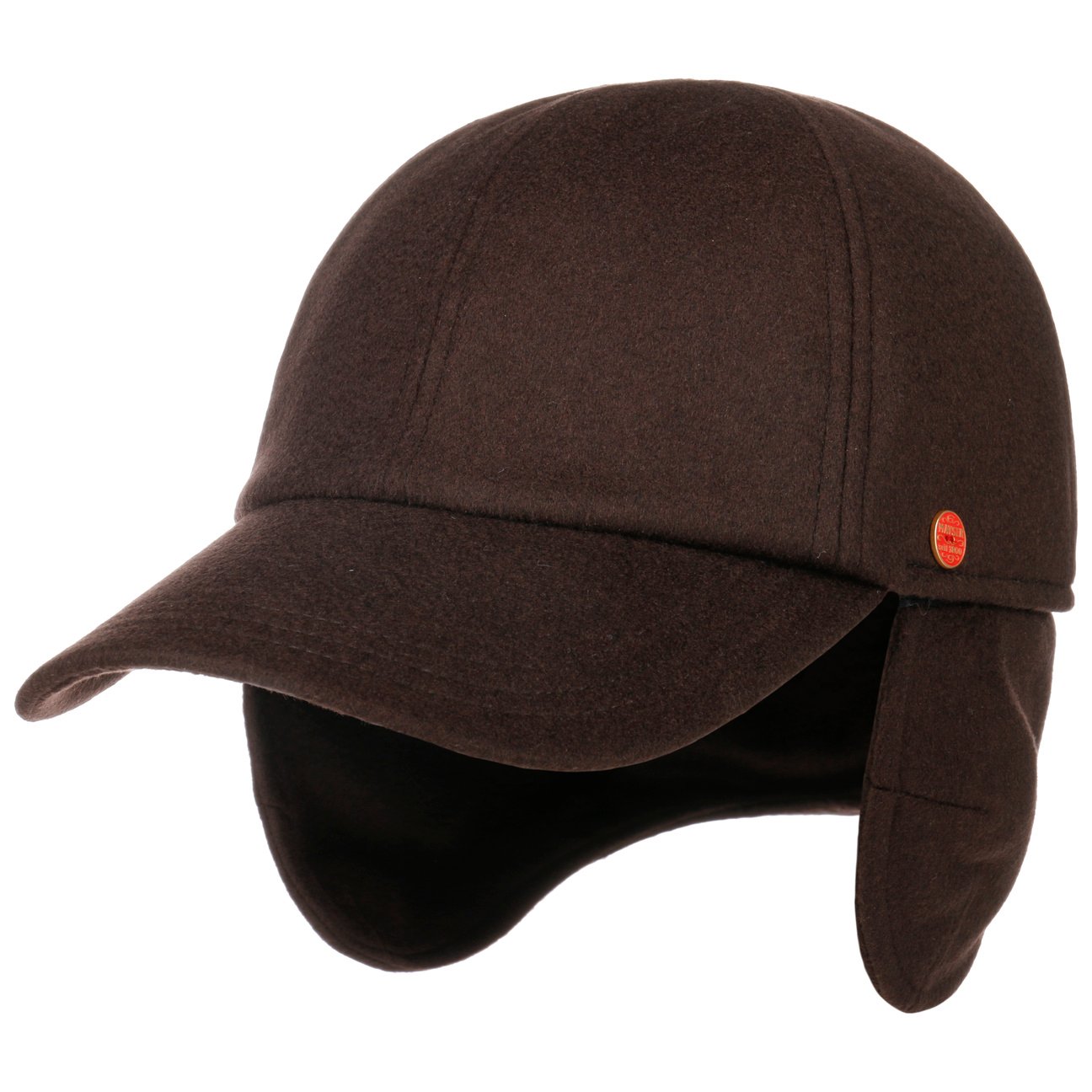 Lars Earflaps Cashmere Cap braun 3