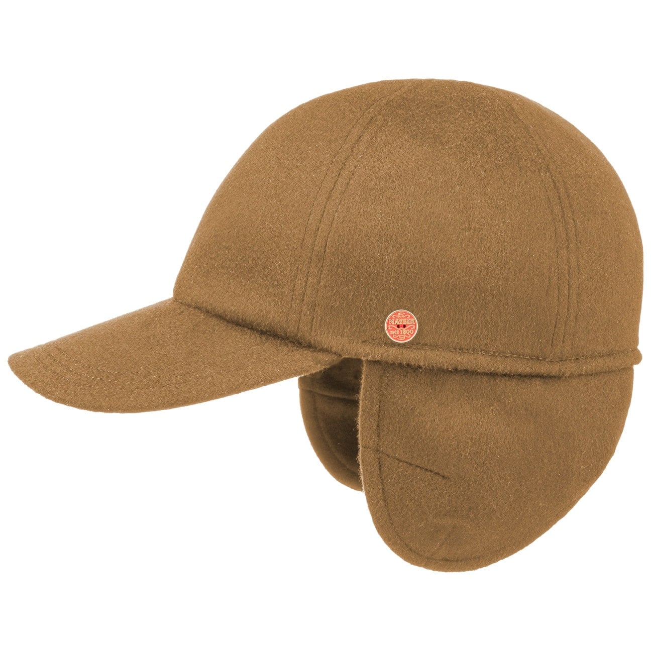 Lars Earflaps Cashmere Cap camel 9