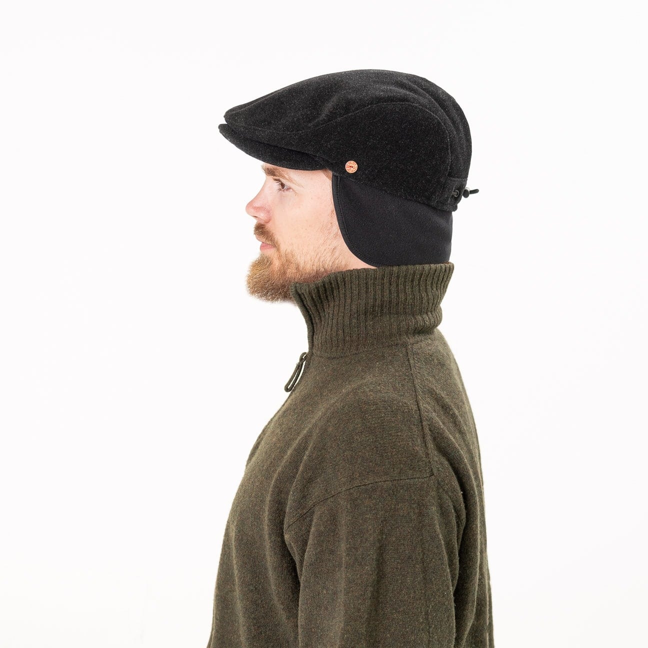Felix öronvärmare platt mössa Modell 1