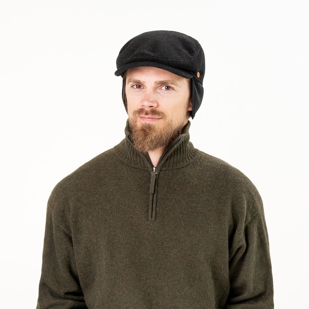 Felix öronvärmare platt mössa Modell 2