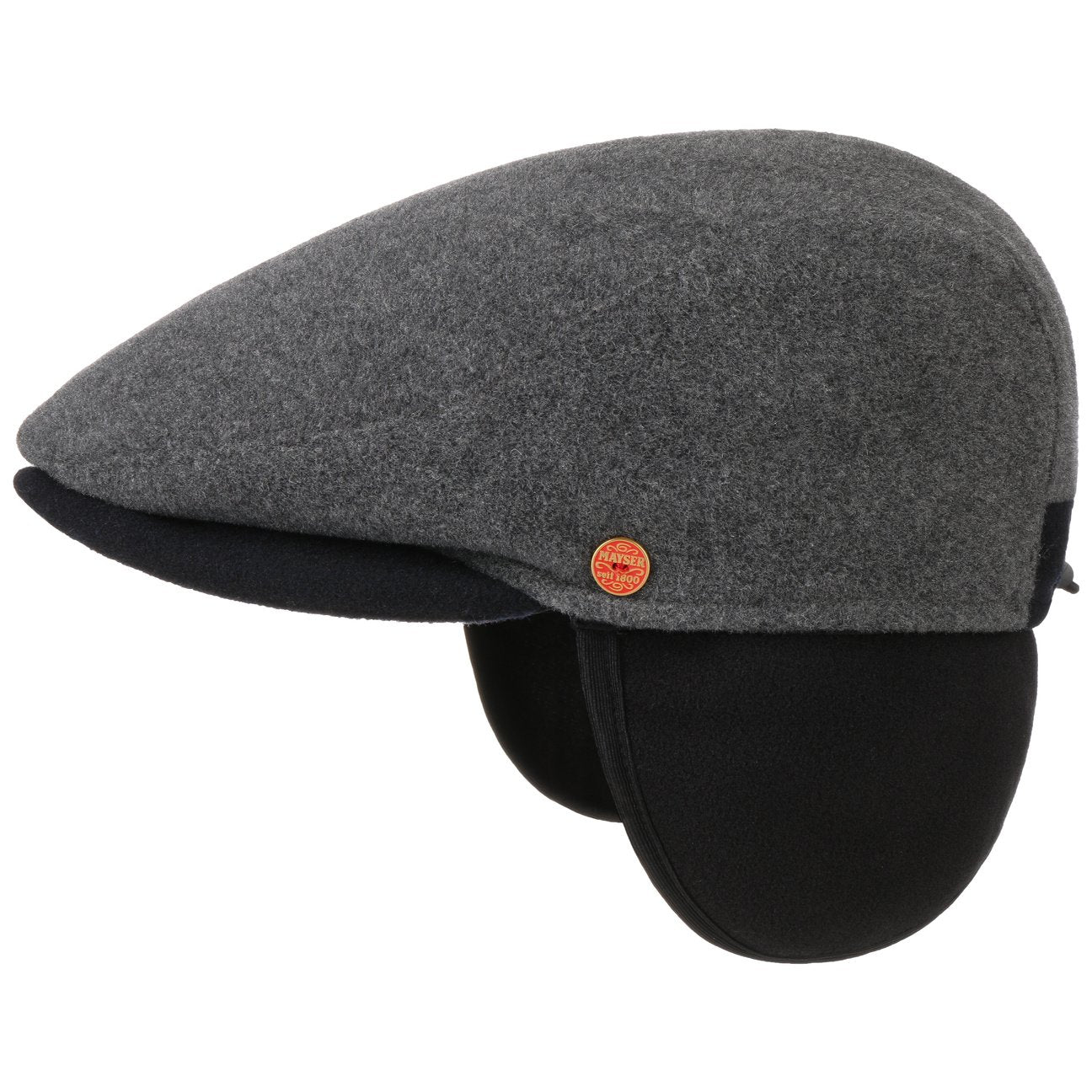 Felix öronvärmare platt mössa grau 10