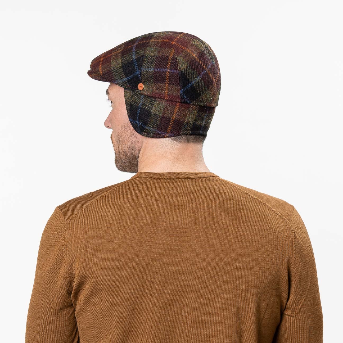 Simon Harris platt keps i tweed Modell 1