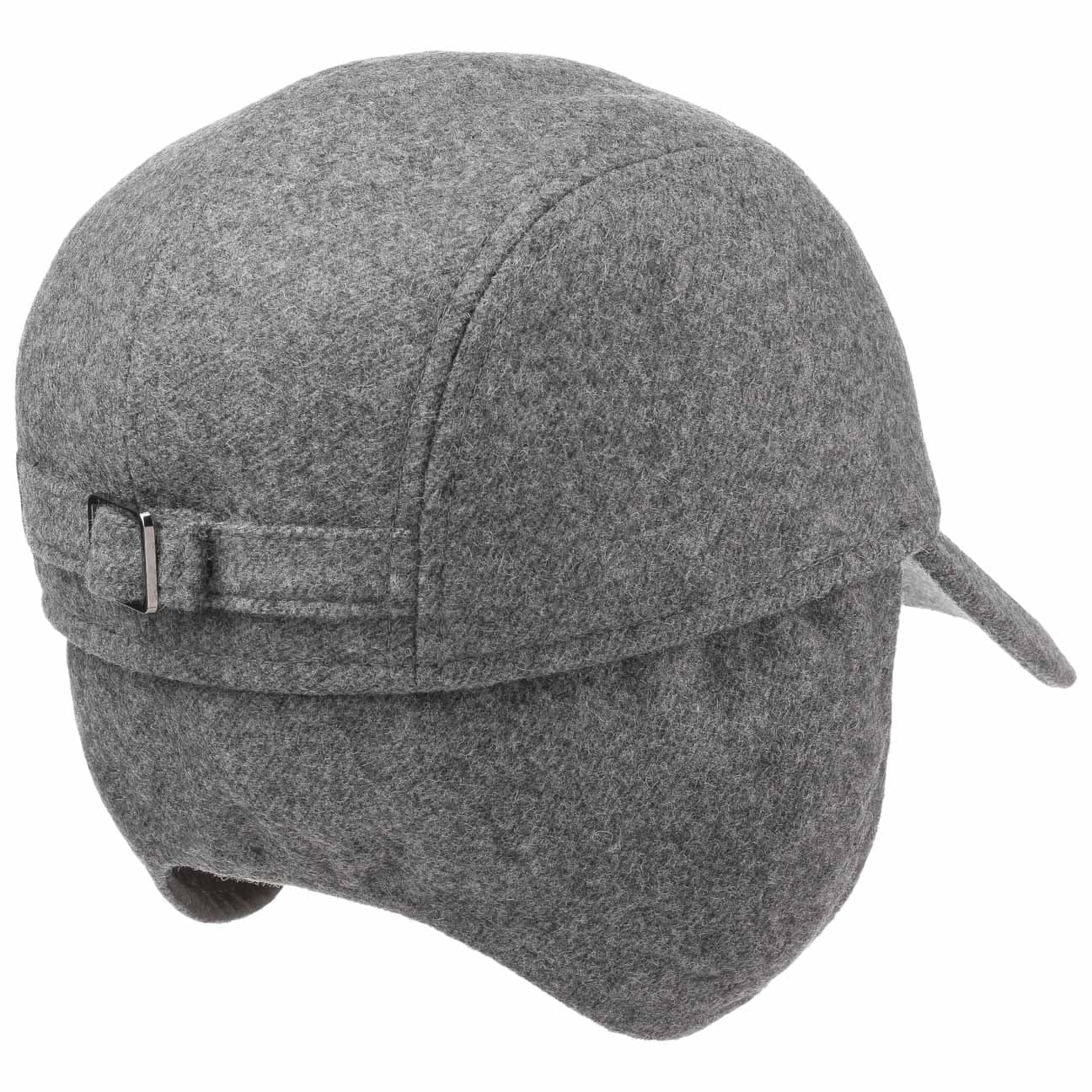 Tino Sympatex Ohrenklappen Cap grau 42