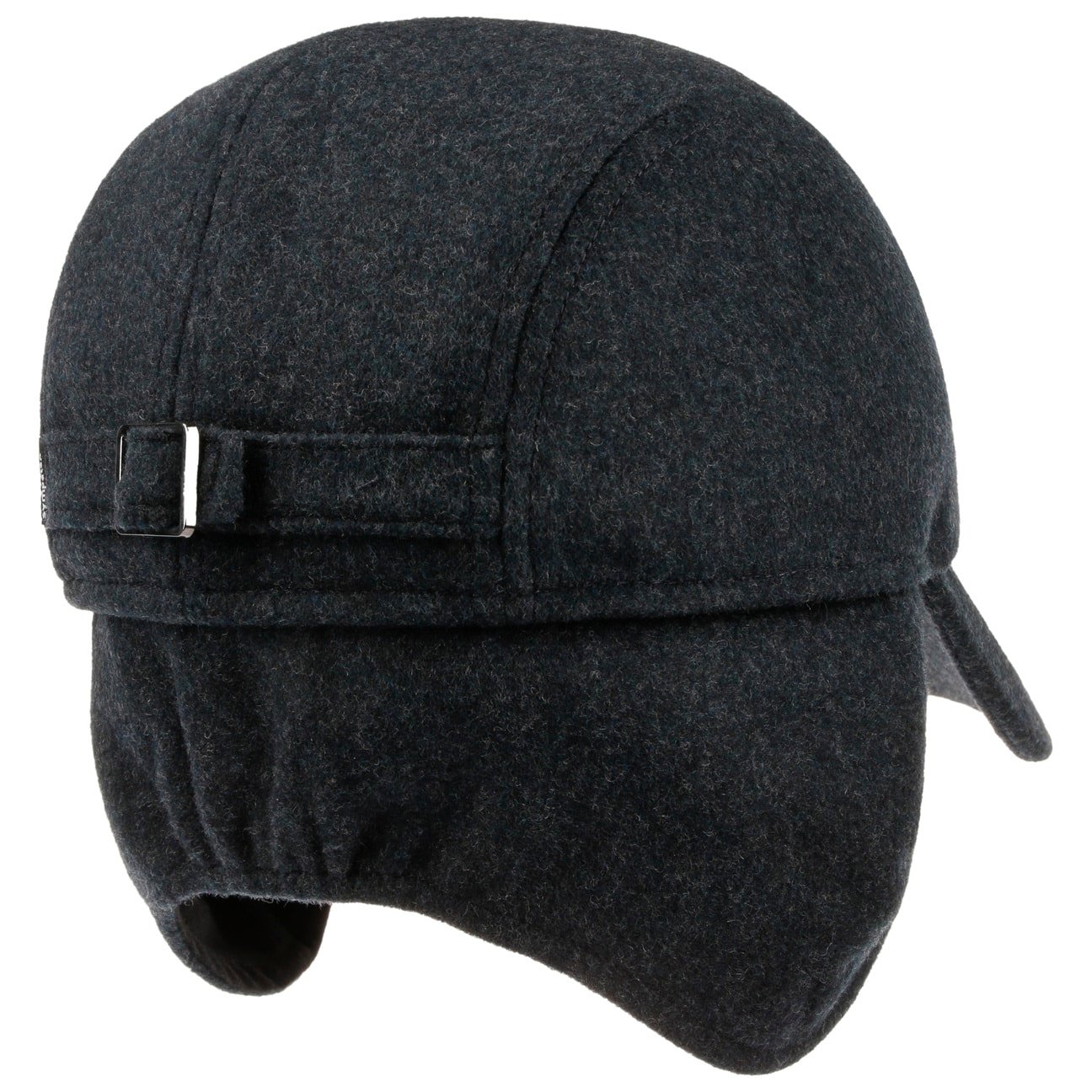 Tino Sympatex Ohrenklappen Cap blau-meliert 38