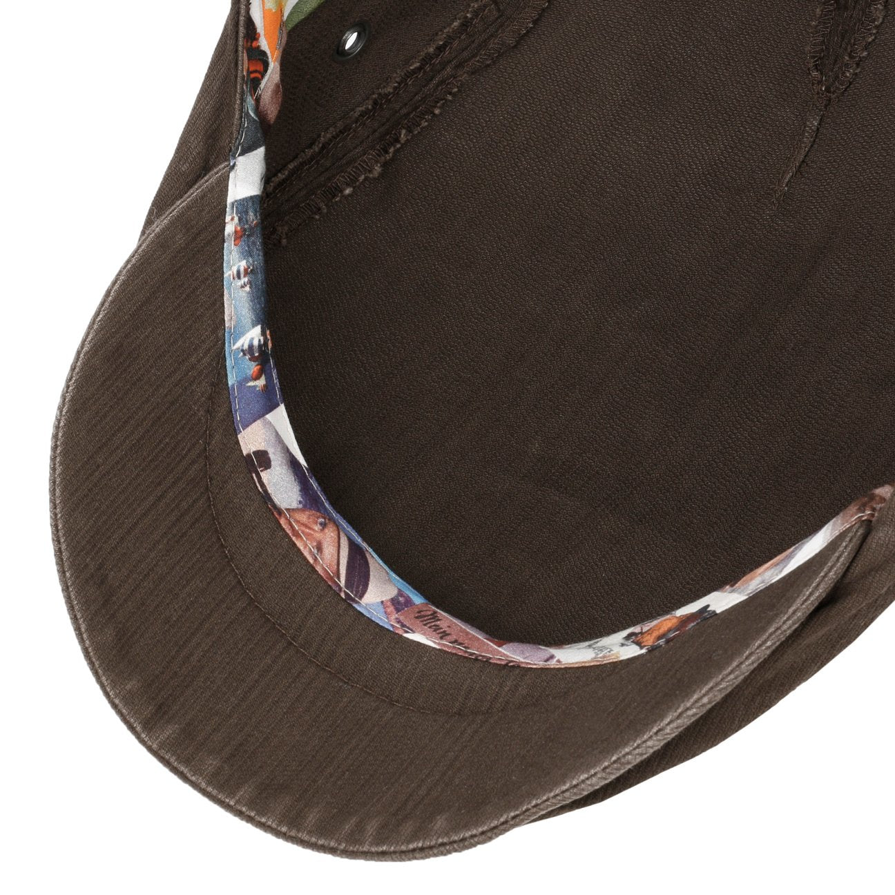 Franky Sun Protect platt keps braun 10