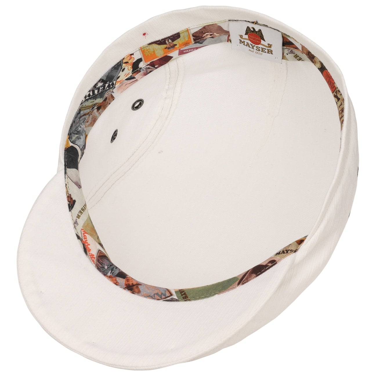 Franky Sun Protect platt keps weiß 31