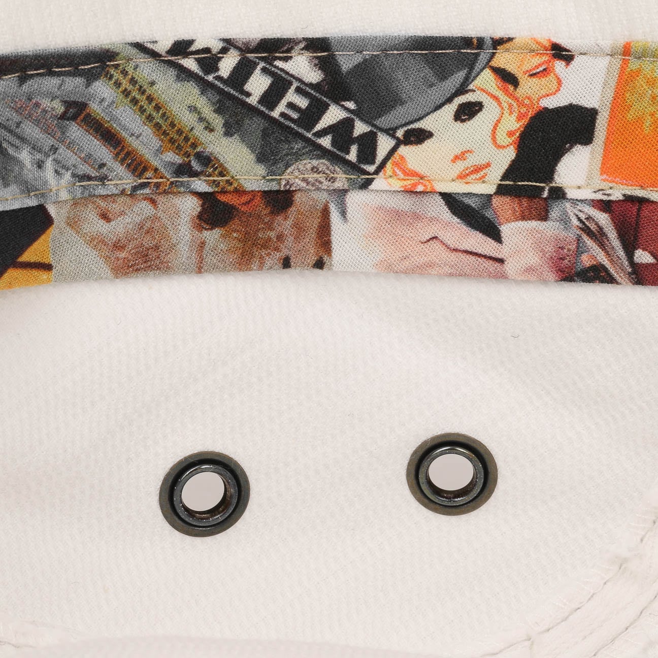 Franky Sun Protect platt keps weiß 35