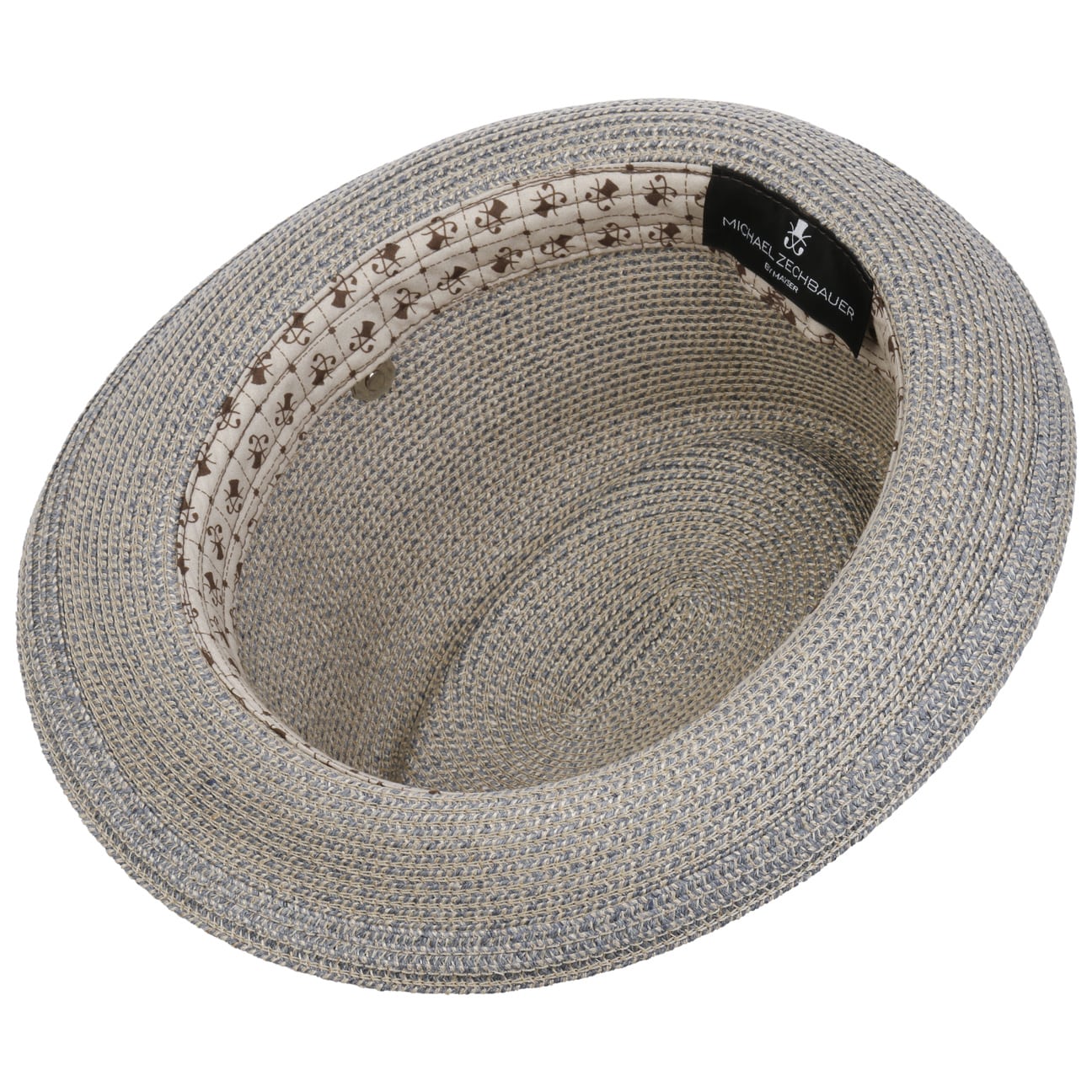 Hemp-Linen Trilby Hat Zechbauer hellblau 15