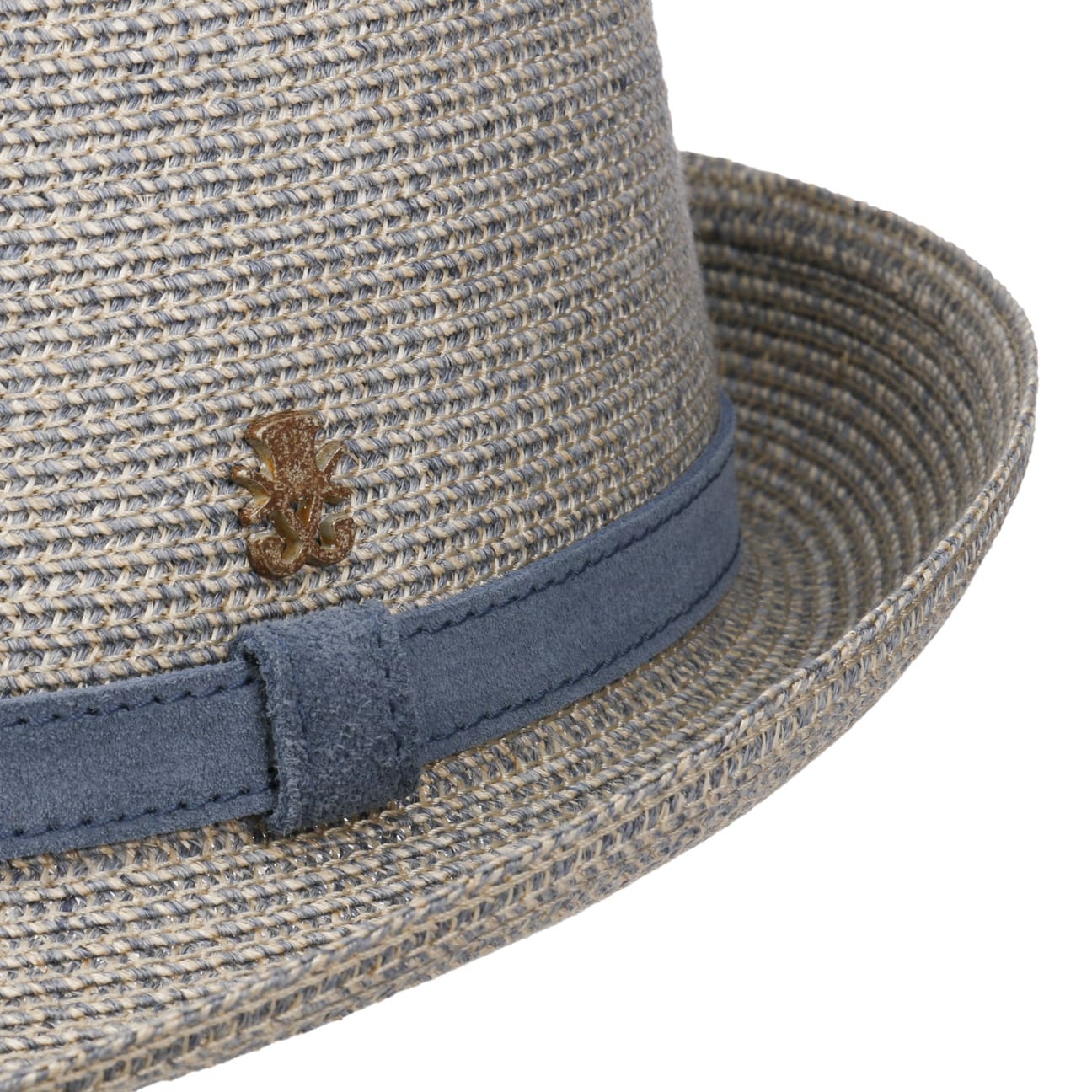 Hemp-Linen Trilby Hat Zechbauer hellblau 16