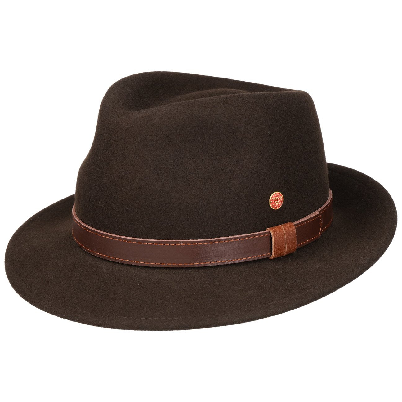 Chapeau en Laine Denver Trekking dunkelbraun 15