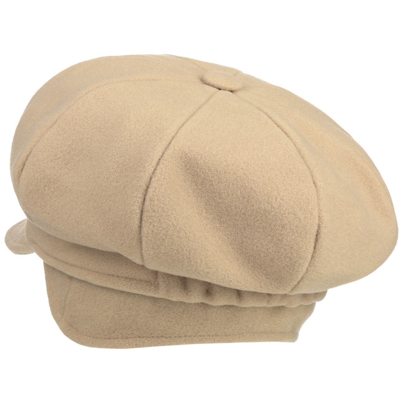Camilla Ballonmütze mit Ohrenklappen hellbeige 42