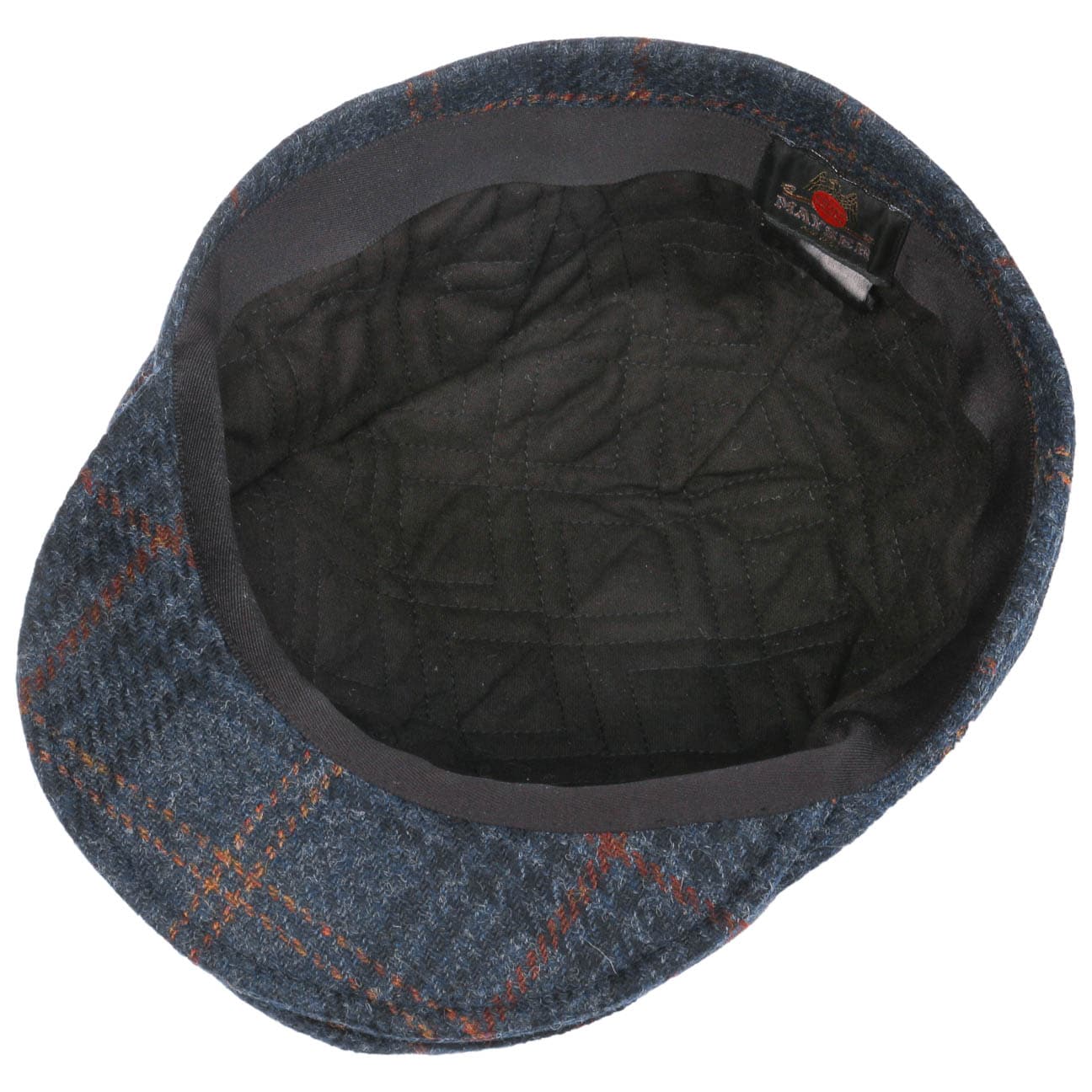Frankie Soft Shetland Wool Flat Cap dunkelblau 3