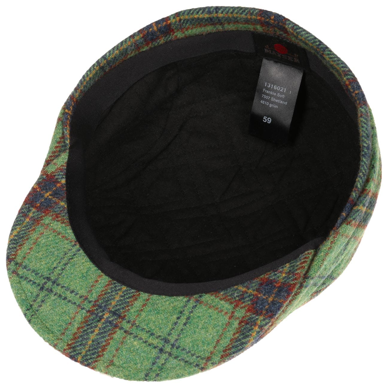 Frankie Soft Shetland Wool Flat Cap grün 7