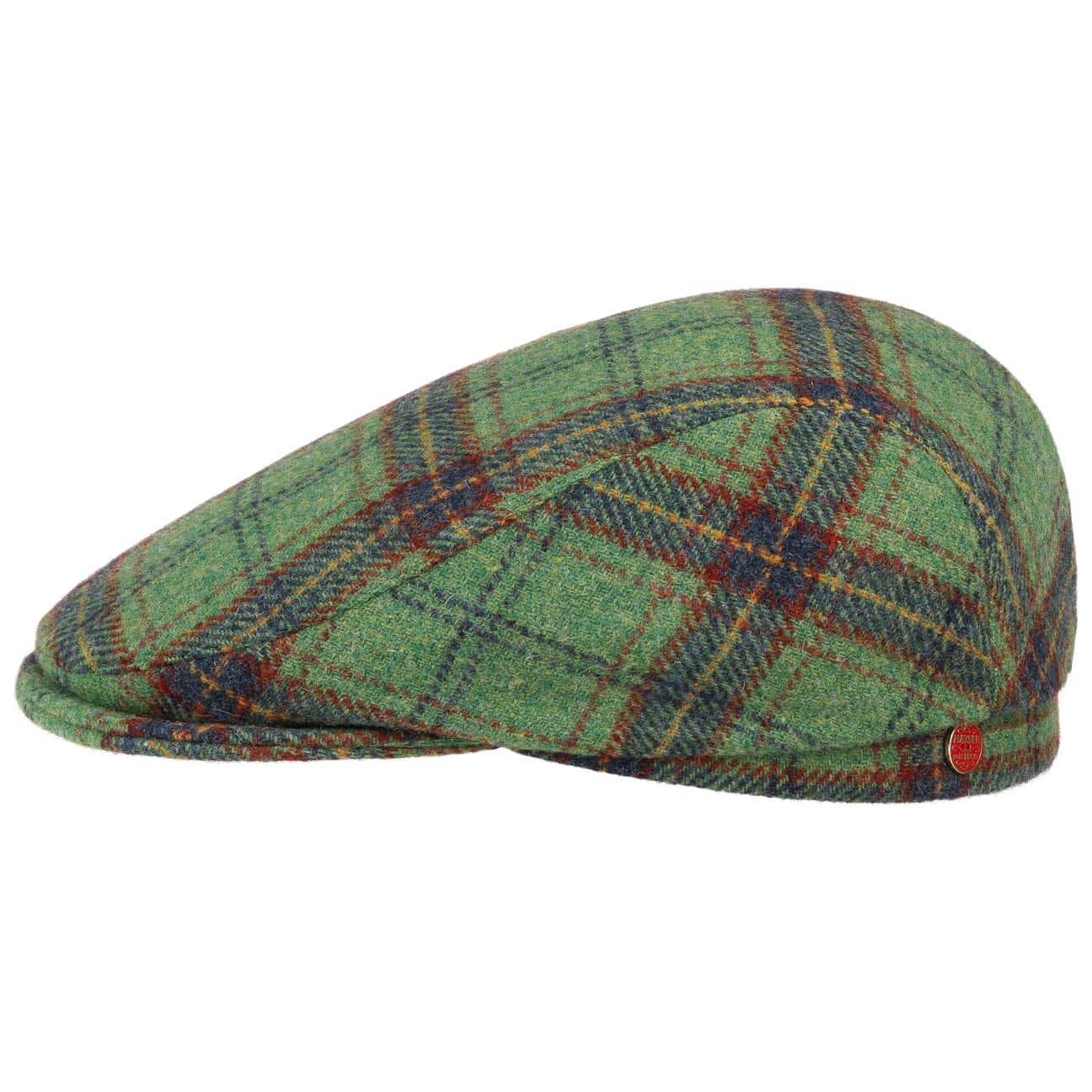 Frankie Soft Shetland Wool Flat Cap grün 5