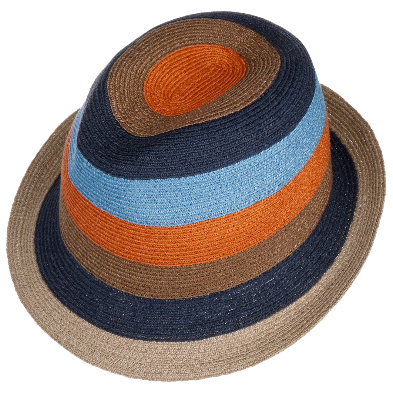 Svenja Stripes Trilby Hat dunkelblau 15