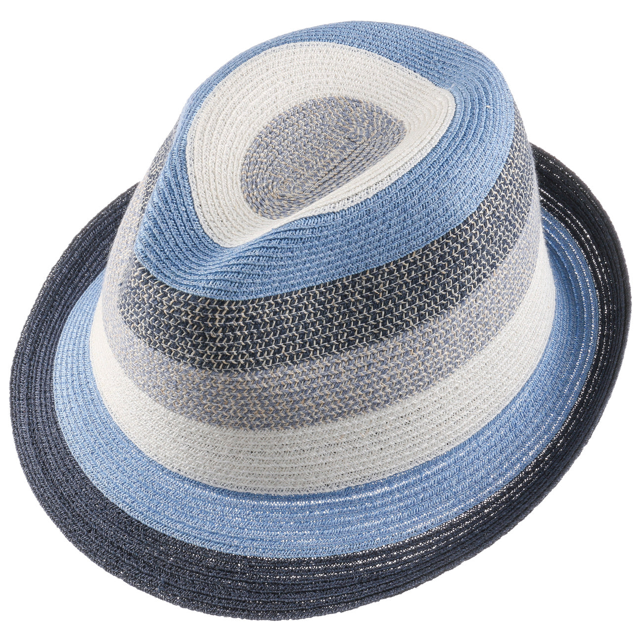 Svenja Stripes Trilby Hat blau 10