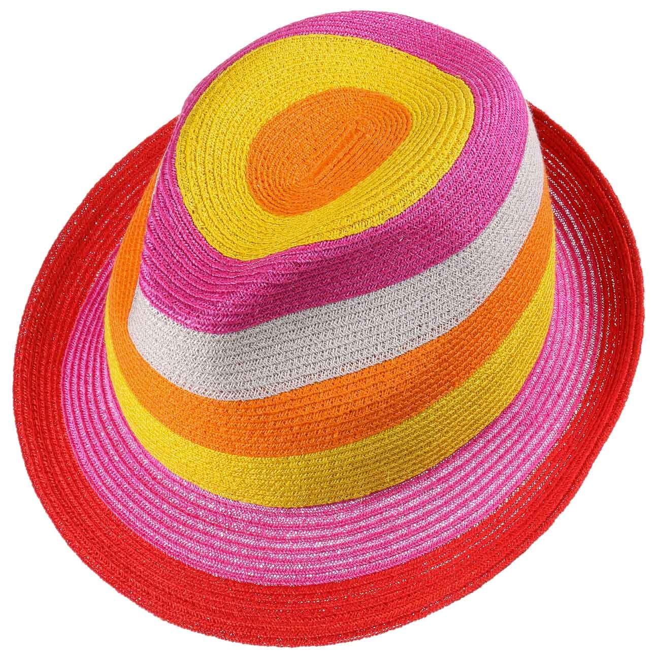 Svenja Stripes Trilby Hat rot 20