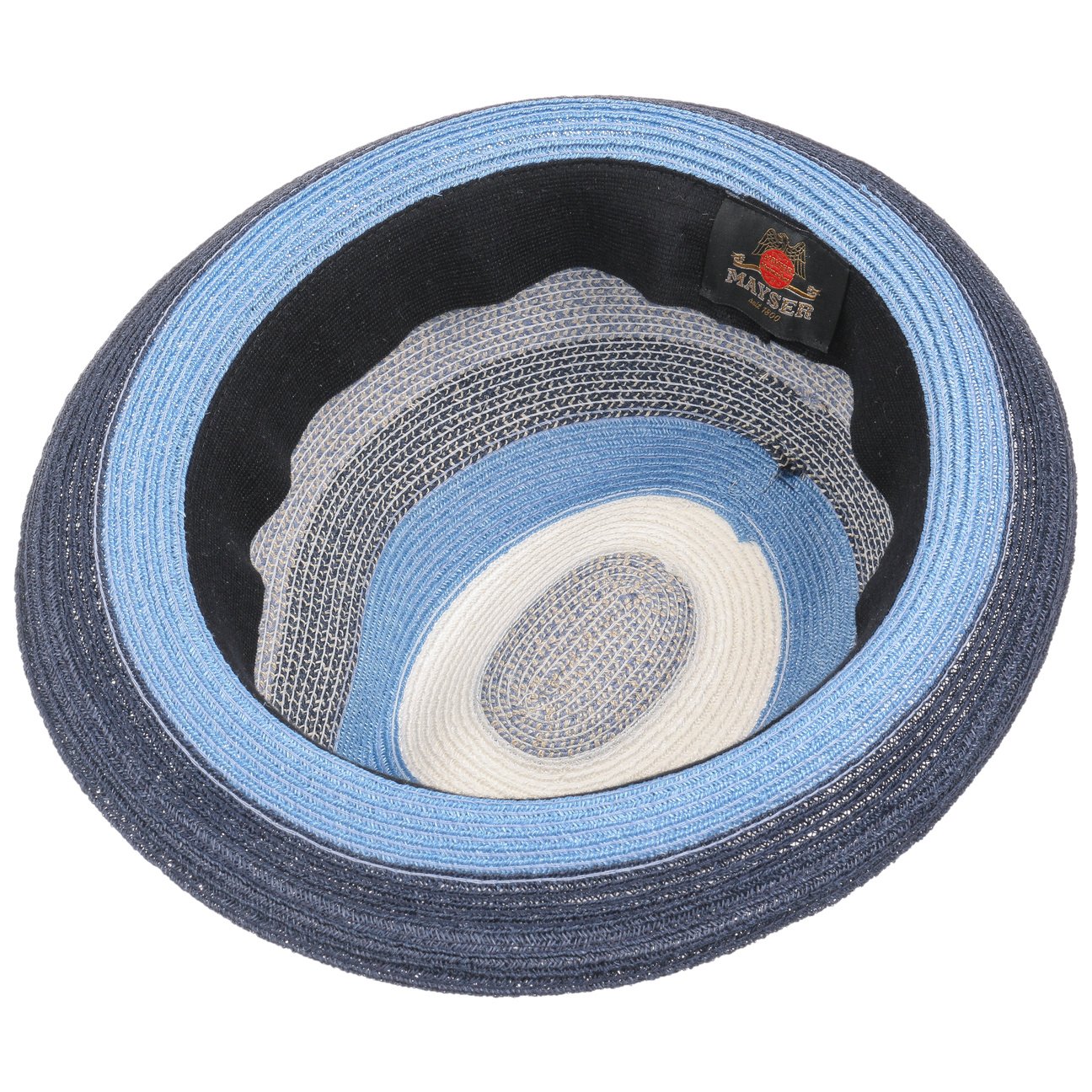 Svenja Stripes Trilby Hat blau 11