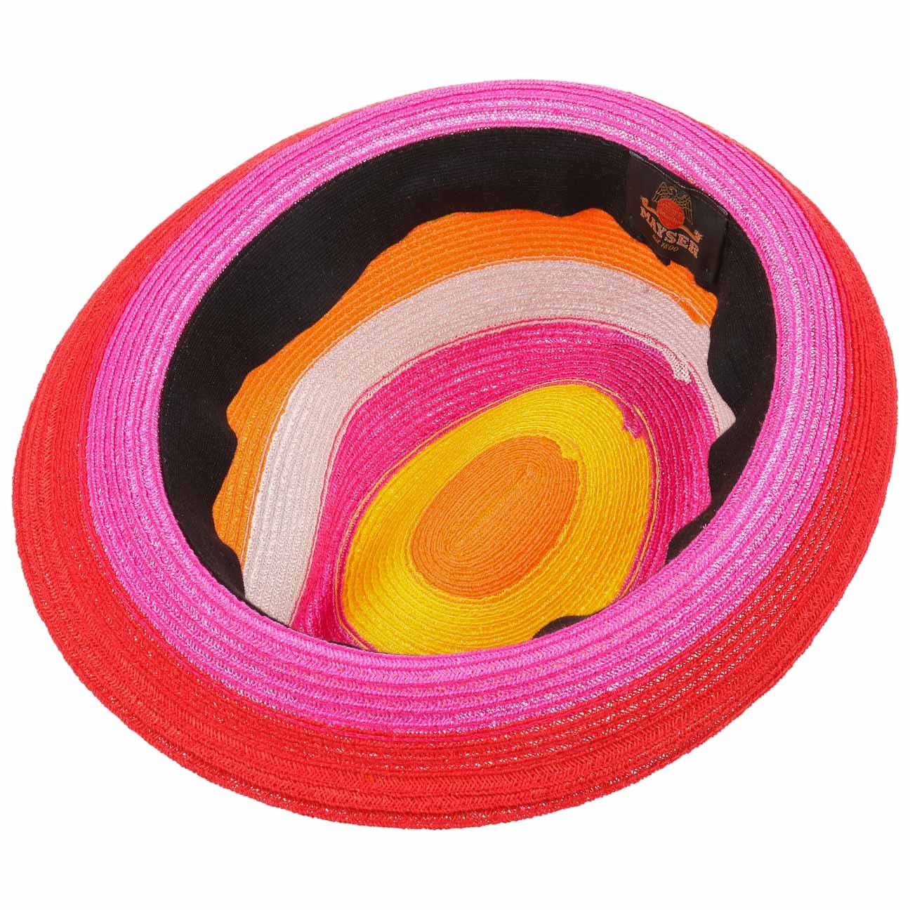 Svenja Stripes Trilby Hat rot 21