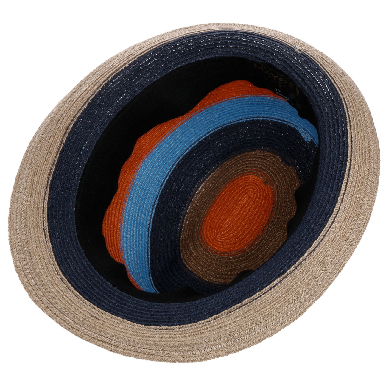 Svenja Stripes Trilby Hat dunkelblau 18