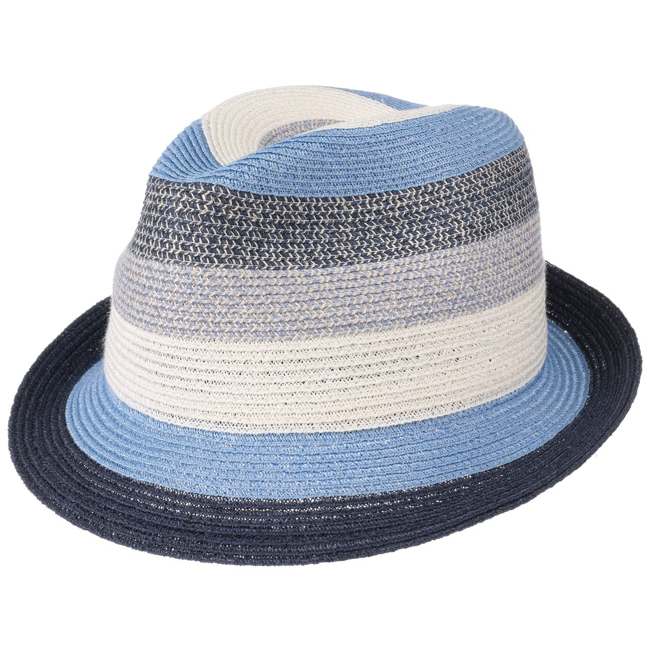 Svenja Stripes Trilby Hat blau 9