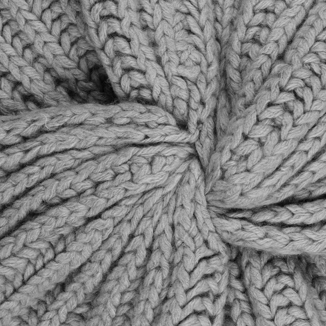 Moyana Wool Mix Loopschal grau 6