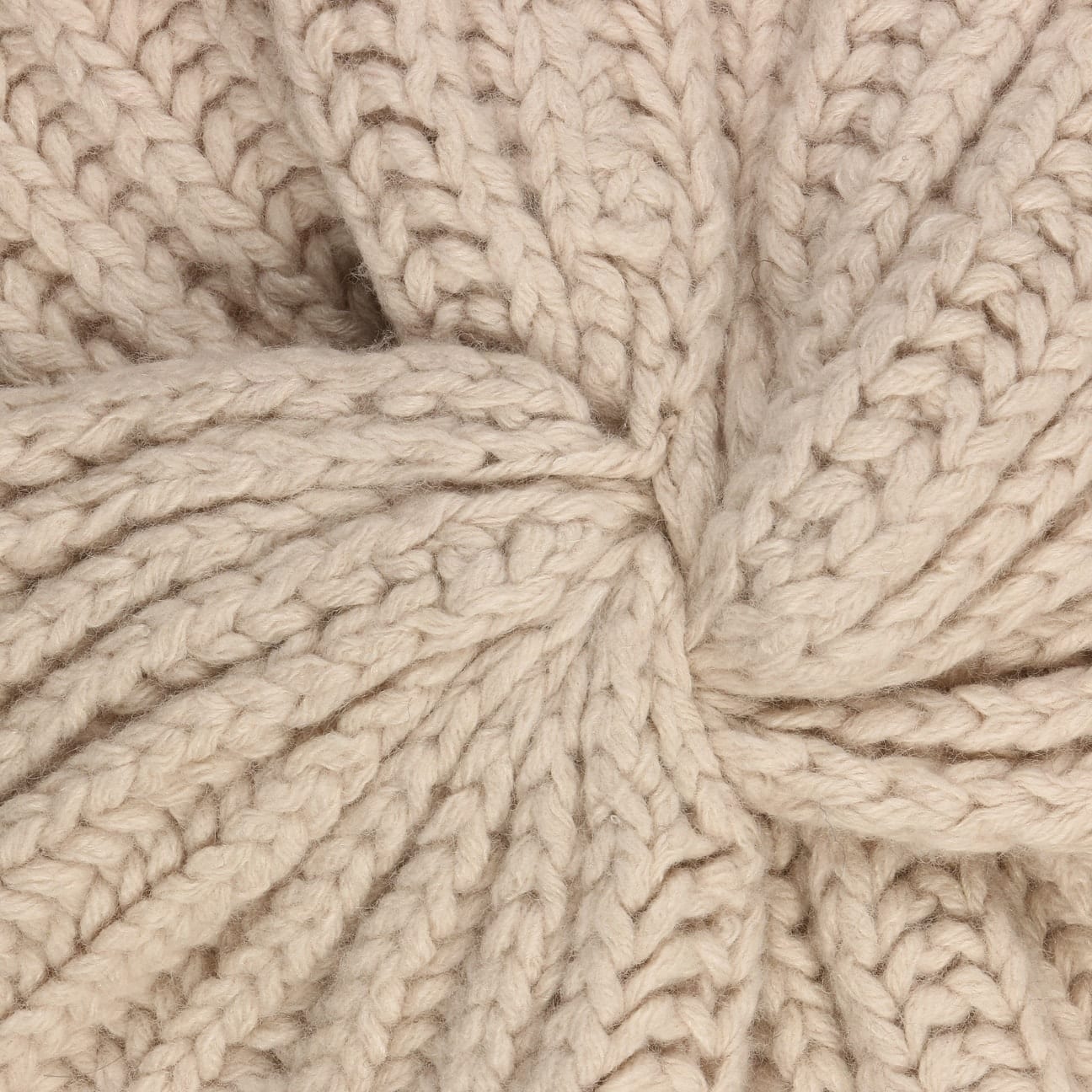 Moyana Wool Mix Loopschal beige 3