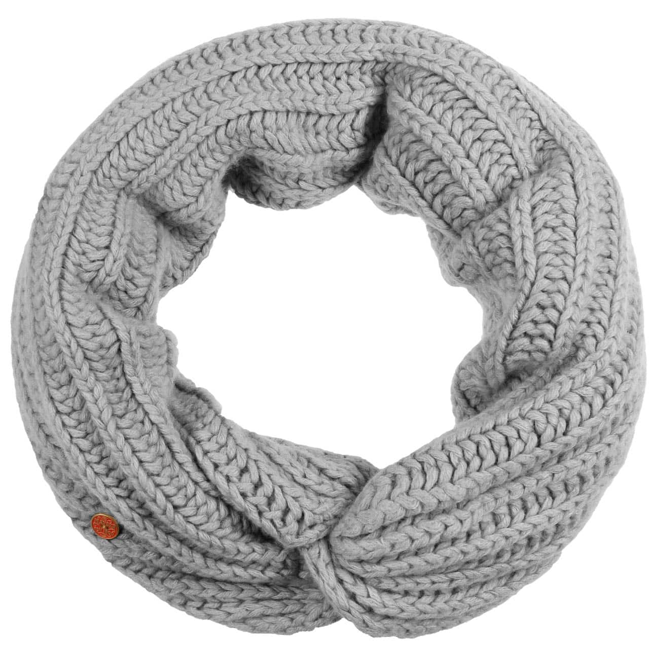 Moyana Wool Mix Loopschal grau 4